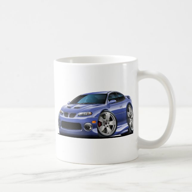 Caneca De Café Pontiac 2004-06 carro azul/cinzento de GTO (Direita)