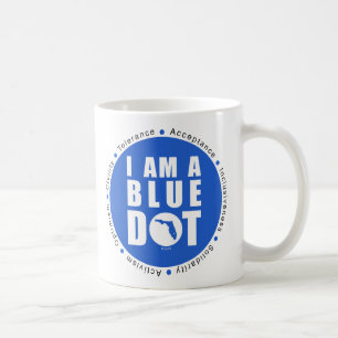 Caneca De Café Ponto azul Florida
