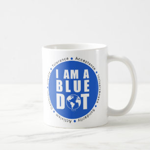 Caneca De Café Ponto azul global