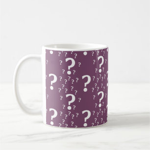 Caneca De Café Ponto de interrogação misterioso enigma quebra-cab