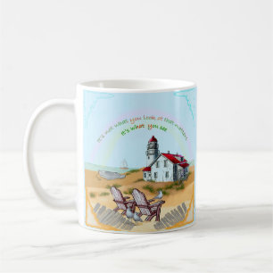 Caneca De Café Ponto de Vista da Casa de Luz