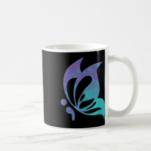 Caneca De Café Ponto e Vírgula Borboleta Prevenção Mental ao Suic