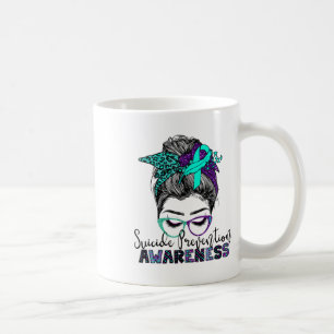 Caneca De Café Ponto e vírgula Prevenção do Suicídio Conscientiza