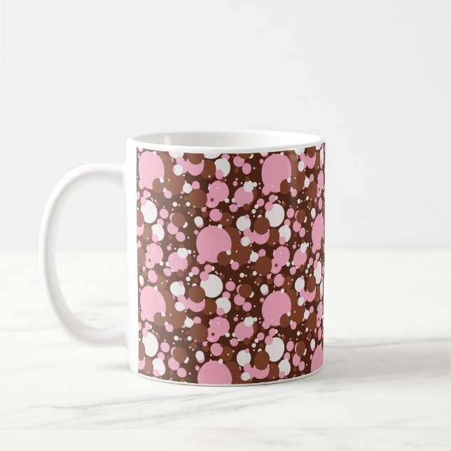 Caneca De Café Ponto napolitano 03-Brown Med. (Esquerda)