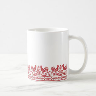Caneca De Café Ponto transversal do Red Rooster