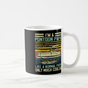 Caneca De Café Pontoon Boat Capitão Pai Papa Gag Pontooning Boati