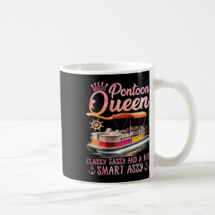 Caneca De Café Pontoon Queen Pontoon Boat Party Lake Pontooning S