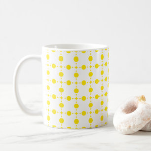 Caneca De Café Pontos Amarelos, Padrão de Pontos, Pontos, Pontilh