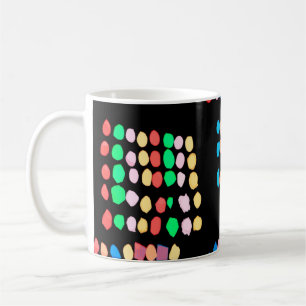 Caneca De Café Pontos coloridos