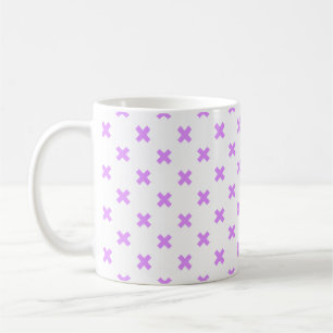 Caneca De Café Pontos de cruz em branco