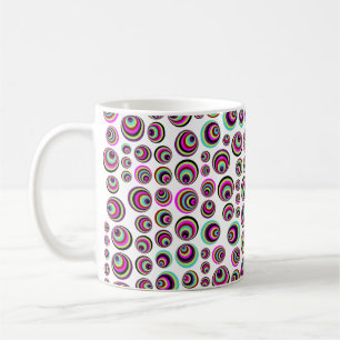 Caneca De Café Pontos de Psicologia Coloridos + seu histórico e s