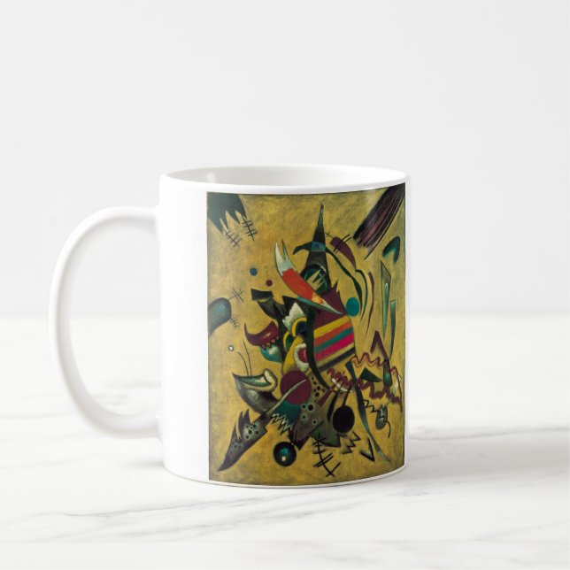 Caneca De Café Pontos de Wassily Kandinsky, expressionismo veneno (Esquerda)
