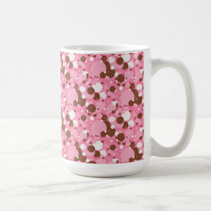 Caneca De Café Pontos napolitanos 02 cor-de-rosa - 15 oz CFFEE MU
