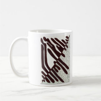 Caneca De Café Pontos preto e branco A21