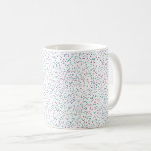 Caneca De Café Pontos Primavera coloridos