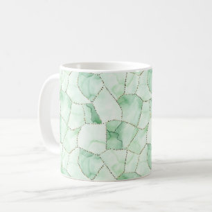 Caneca De Café Pontos Verdes
