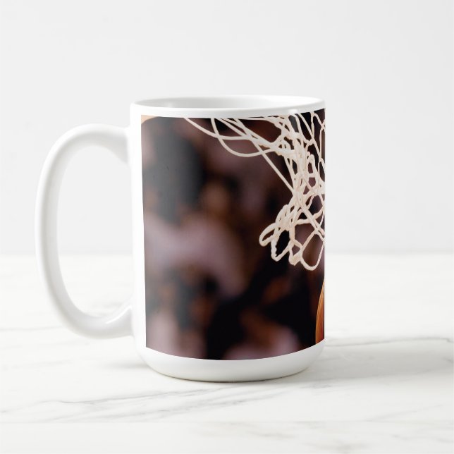 Caneca De Café Pontuação de Basquete (Esquerda)