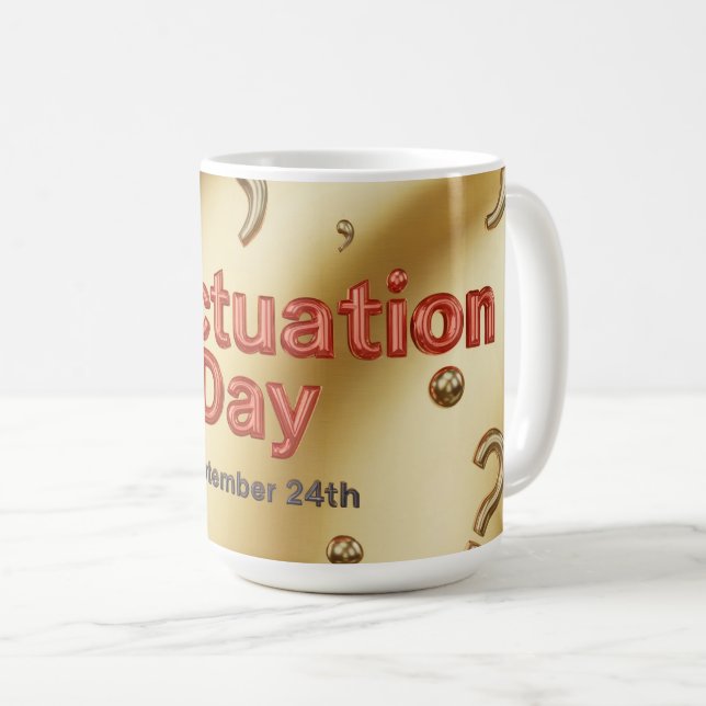 Caneca De Café Pontuação Dia 24 de setembro Clássico Mug (Frente Esquerda)