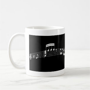 Caneca De Café Pontuação Musical