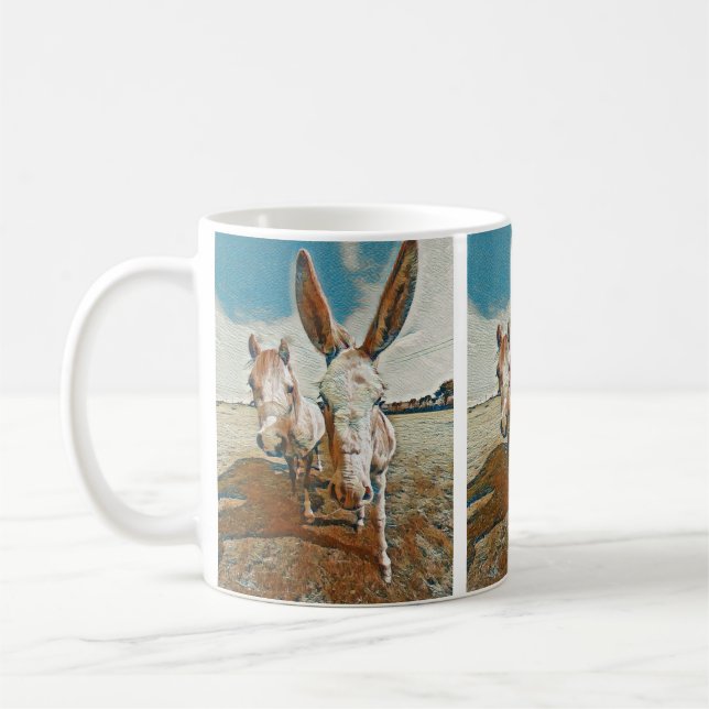 Caneca De Café Pony e Donkey (Esquerda)