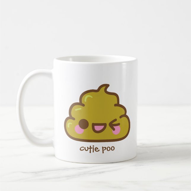 Caneca De Café poo do cutie & poo smary (Esquerda)