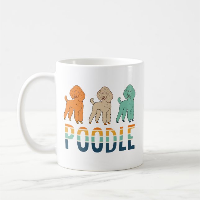 Caneca De Café Poodle (Esquerda)