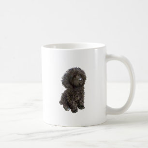 Caneca De Café Poodle - cachorro de brinquedo preto
