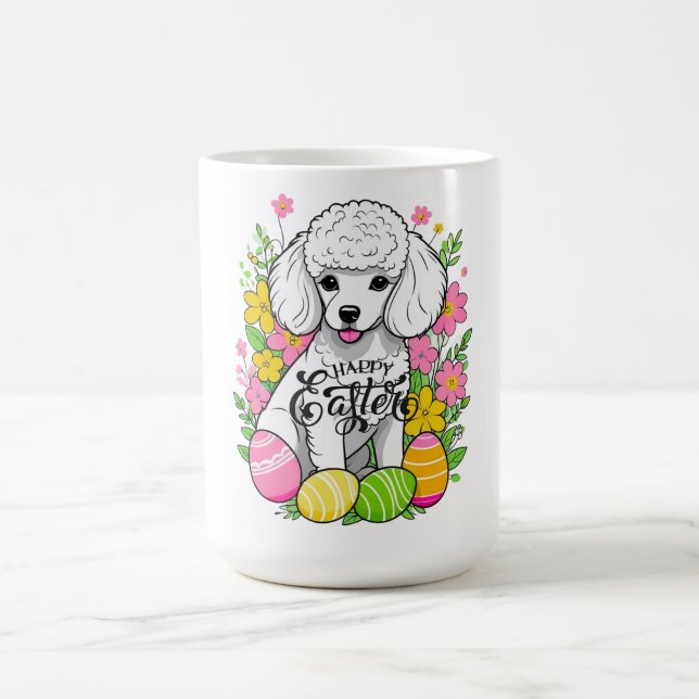 Caneca De Café Poodle do felz pascoa (Centro)