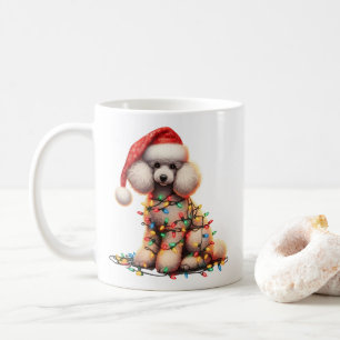 Caneca De Café Poodle Dog Puppy Natal