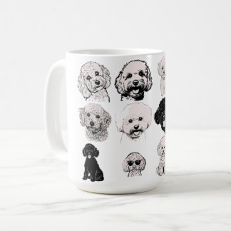 Caneca De Café Poodle Mug | Cute Dog Lover Gift | Adorable Canich