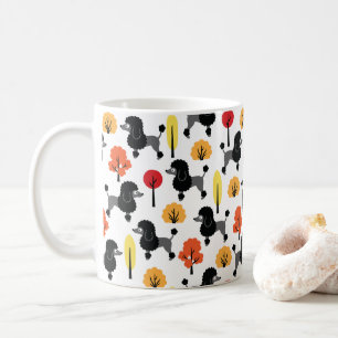 Caneca De Café Poodle no parque
