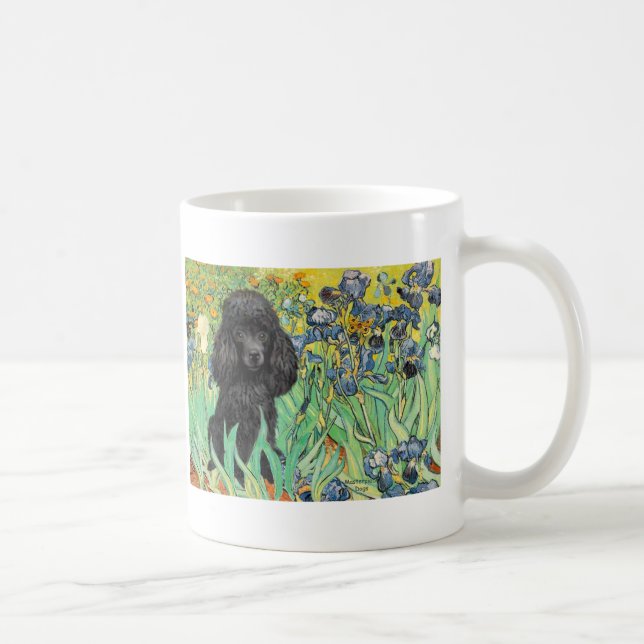 Caneca De Café Poodle (preto 1) - Íris (Direita)