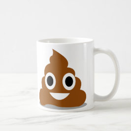 Caneca De Café Poop Emoji Emoticon Encantado Mug
