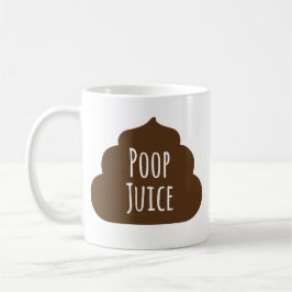 Caneca De Café Poop Juice Funny Coffee Mug