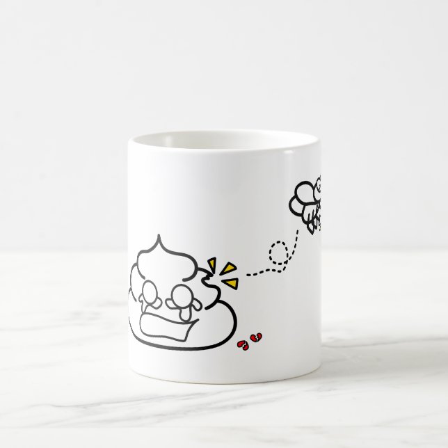 Caneca De Café Poop quebrado - Brootsch, PooPoo (Centro)
