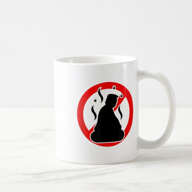 Caneca De Café Poop Trump Solte-O Agora _1 (Direita)