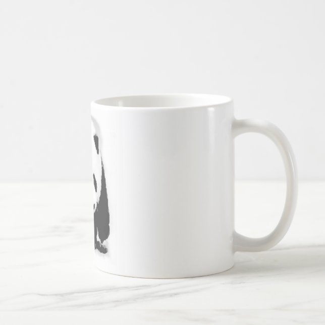 Caneca De Café Pop Art Baby Panda (Direita)