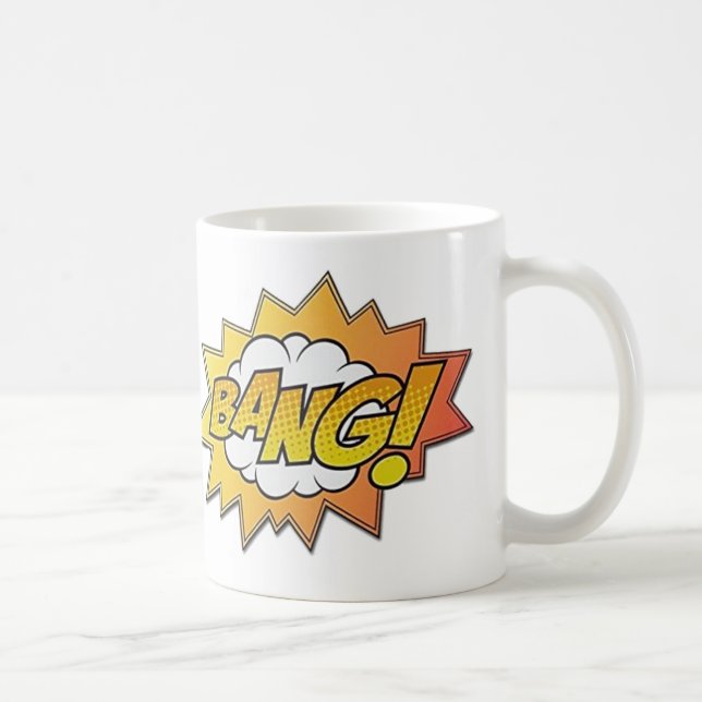 Caneca de Café - Pop Art Bang (Direita)