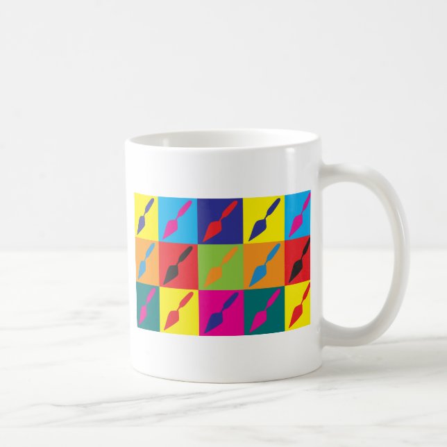 Caneca De Café Pop art da arqueologia (Direita)