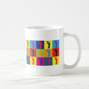 Caneca De Café Pop art do Podiatry