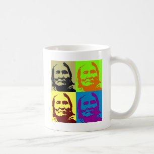 Caneca De Café Pop Art Freedom Fighter Geronimo