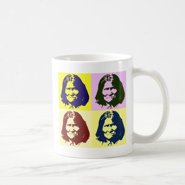 Caneca De Café Pop Art Geronimo (Direita)