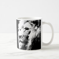 Pop Art Lion Enfrenta Os Animais Rei Modelo