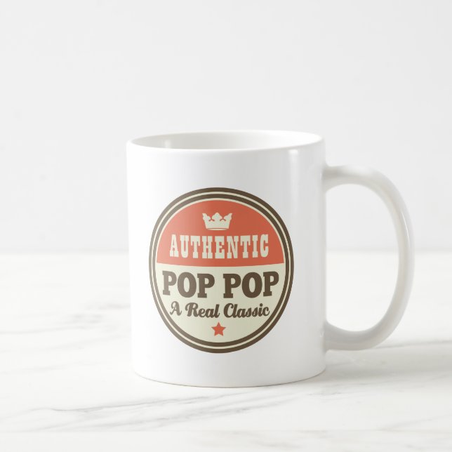 Caneca De Café Pop autêntico do pop um clássico real (Direita)