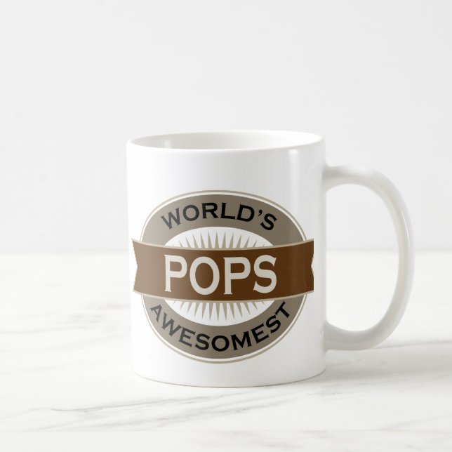 Caneca De Café Pop de Awesomest dos mundos (Direita)