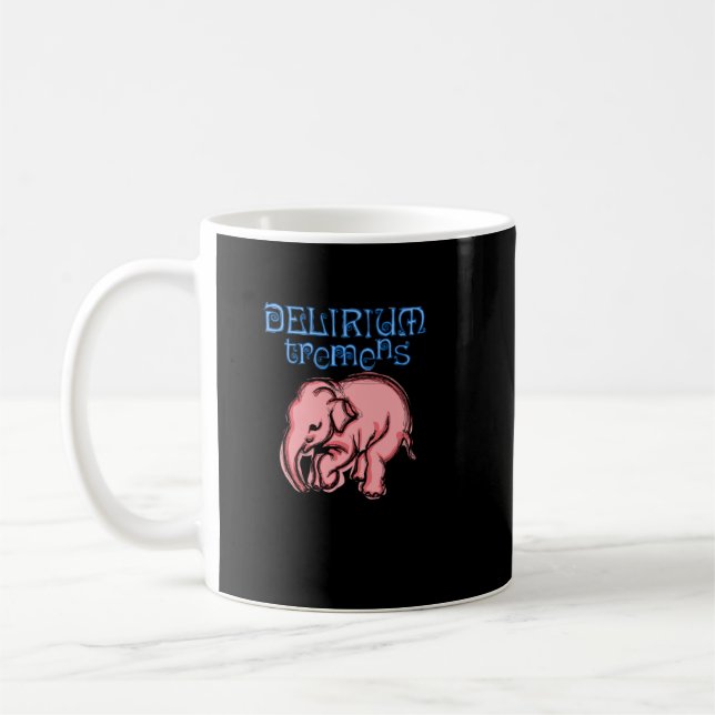 Caneca De Café Pop de Elefante Rosa Delirium (Esquerda)