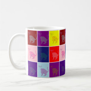 Caneca De Café Pop de gato sorridente