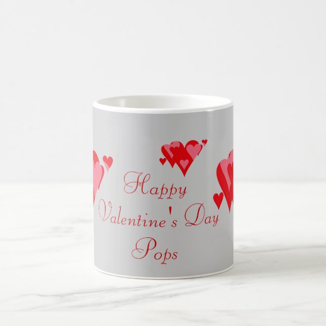 Caneca De Café Pop do feliz dia dos namorados (Centro)