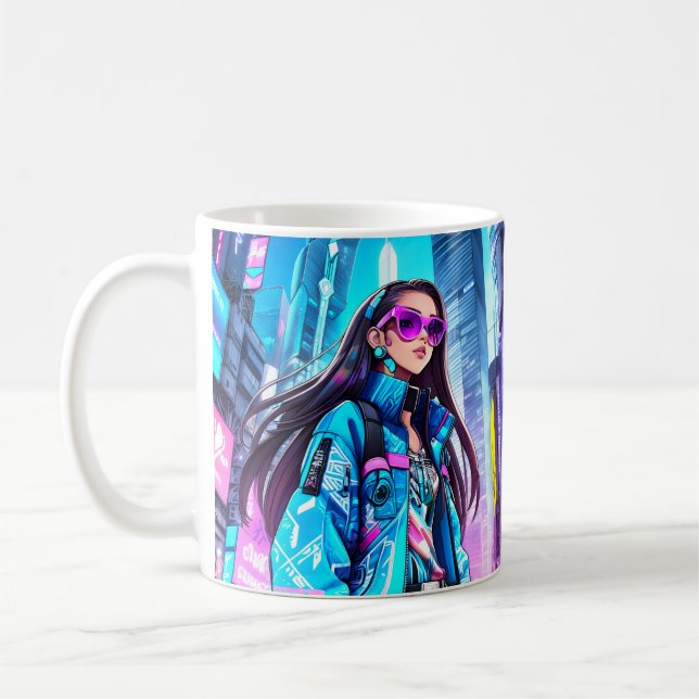 Caneca De Café Pop Futurística - Estrela 0002 (Esquerda)