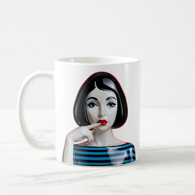 Caneca De Café Pop parisiense (Esquerda)